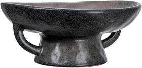 Ec1463 Creative Co-op Stoneware Bowl 8.0 Inch L X 7.9 W 3.6 H Black