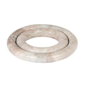 Creative Co-op Ec2177 Co-op Brown Marble Trivets Set Of 2