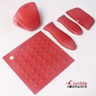 Cruciblecookware Potholders Silicone Hot Handle Pot Holder Set Of 5 Mix For Cast Iron Skillets 637230570807