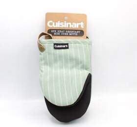 Cuisinart 042887888197 2-pack Heat Resistant Mini Oven Mitts Green 5.5 In X 8.5