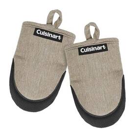 Amz-cu-mm100-tau Cuisinart Mini Oven Mitts 5.5 Inch X 7 Heat-resistant Kitchen For Taupe