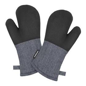 Amz-cu-om100-cha Cuisinart Kitchen Oven Mitts Heat-resistant For Charcoal