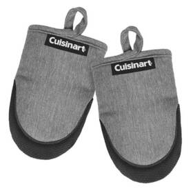 Amz-mm100-cu-blk Cuisinart Mini Oven Mitts 5.5 Inch X 7 Heat-resistant Kitchen For Black