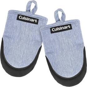 Amz-mm100-cu-lbl Cuisinart Mini Oven Mitts 5.5 Inch X 7 Heat-resistant Kitchen For With