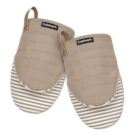 Amz-mm102-cu-bge Cuisinart Mini Oven Mitts 5.5 Inch X 8 Heat-resistant Kitchen For Beige