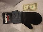Cuisinart Black Silicone Oven Mitt With Nonslip Grip Quilted Inner Lining