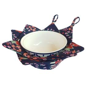 Cushystore 712198884880 2x Bowl Cozy Huggers Canvas Holders Heat And Cold Resistant Anti-scalding Pro