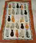 000caw Cw00 Ulster Weavers New Cats In Waiting Irish Linen Tea Towel