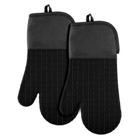 Czbrth 717632192637 Silicone Oven Mitts Heat Resistant Gloves With Non-slip Waterproof Soft
