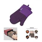 D06 Silicone Oven Mitts Greek Key Pattern Heat Resistant 789655063188