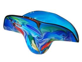 Av14076 Dale Tiffany Art Glass Accessories/bowls 8 Inch Height Multicolor