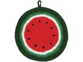 Danica Jubilee 064180368251 Melon Pop Crochet Cotton Trivet 8in