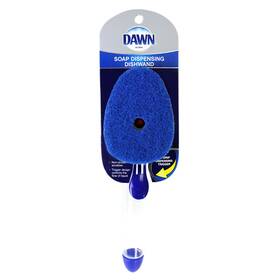 Dawn 011171252181 No Drip Fillable Dishwand Nonscratch Clear