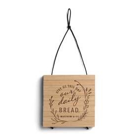 J2060 Dayspring Give Us This Day Our Daily Bread Expandable Inspirational Trivet 7.5 X