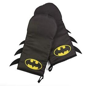 Dc Batman Oven Mitt Set With Bat Symbol Design Heat Resistant 100%