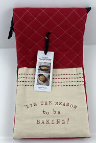 1004180516 Demdaco Christmas Double Oven Mitt Pop Holder Trivet
