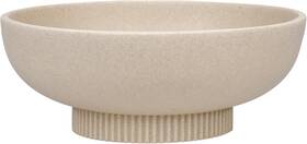 Dc-e02 Deobath Large Resin Pedestal Decorative Bowl - Modern Handicraft Bowls Beige