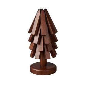 Deold 795441841991 Trivets For Hot Dishes - Tree Washer Set Wooden Pinwheel Coaster With St