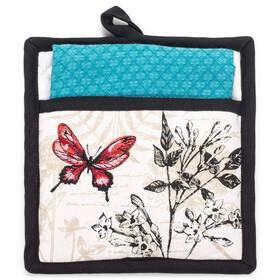 750387 Design Imports Botanical Potholder Gift Set