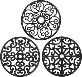 Ftk009a Dg Chefbee 3pcs Silicone Trivet Mat - Trivets For Hot Dishes Table Countertop No