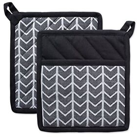 2-8x8.5 Dii Cotton Heat Resistant Kitchen Pot Holders Set Of Farmhouse