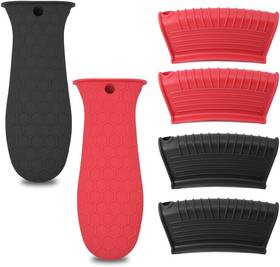 Direct 445028286228 Set Of 6 Silicone Hot Handle Holder Non-slip Heat Resistant Pot Holders S