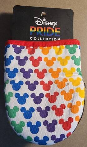Disney 042887738423 Pride Collection Inch Love 2-pack Mini Oven Mitts - New With Tags