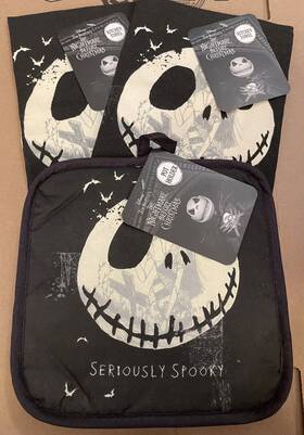 Disney 042887858053 New The Nightmare Before Christmas Kitchen Set Of 3