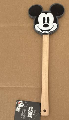 192189 Disney Mickey Mouse Mini 3pc Set Oven Mitt Potholder And Silicone/wood Spatula