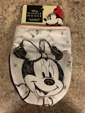 Bb1270402 Disney Minnie Mouse Sketch 2-pack Mini Oven Mitt Rubberized Pot Holder