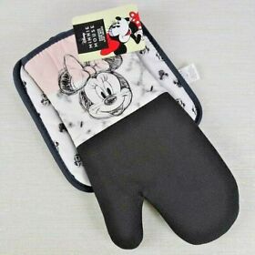 Disney Minnie Mouse Oversized Oven Mitt And Pot Holder See Pic Free Shipping