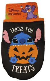 2589179 Disney Stitch Lilo Pumpkin Halloween Kitchen Oven Mini Mitts Tricks For Treats