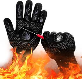 1472 Dkhdbd 726084408906 Bbq Fireproof Gloves Grill Cut-resistant F Heat Resistant N