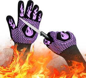 Ewh14 Dkhdbd Bbq Fireproof Gloves Grill Cut-resistant 1472 F Heat Resistant