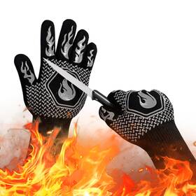 Wrf001 Dkhdbd Bbq Fireproof Gloves Grill Cutresistant 1472 F Heat Resistant