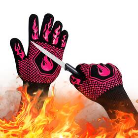 Wrf003 Dkhdbd Bbq Fireproof Gloves Grill Cutresistant 1472 F Heat Resistant