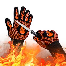 Wrf006 Dkhdbd Bbq Fireproof Gloves Grill Cutresistant 1472 F Heat Resistant