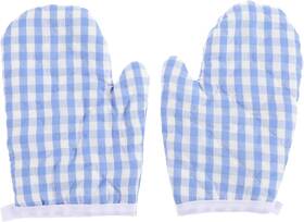 04s1836358up2i Doitool 2pcs Kids Oven Mitts For Children Play Kitchen Anti- Scald Gloves Light Blue