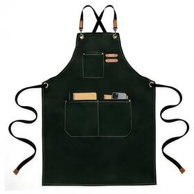 Donggh 761814070428 Chef Works Apron 100% Cotton Canvas Cooking For Women And Black Donggh 761814070428 Chef Works Apron 100% Cotton Canvas Cooking For Women And Black