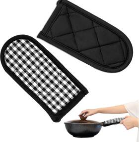 Dpwoum 745746587742 Cast Iron Skillet Handle Covers - 2pcs Heat Resistant Kitchen Pan C