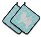 39998598 Eaas4081 East Urban Home Patterned Checkerboard Potholder Set Of