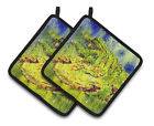 39999449 Eaas4582 East Urban Home Green Alligator Potholder Set Of 192027863703