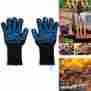 Msov-hw3501bb Ebay Mansov 2 Barbecue Heat Resistant Silicone Gloves Oven Grill Bbq Cooking Mitts