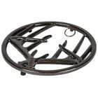 Ec8at18 Lodge Manufacturing Midnight Chrome Antler Trivet 075536465012