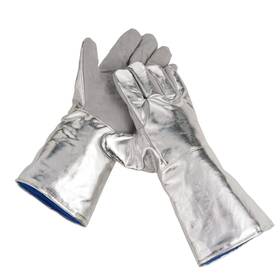Egowz 733723195691 High Temperature Aluminized Glove Heat Resistant 572 Anti Scalding Wel