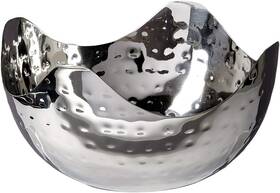 Elegance 885631501276 Hammered 6-inch Stainless Steel Bowl 6 Inch X 3 Silver