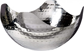 72603 Elegance Hammered 10-inch Stainless Steel 10inch X 5