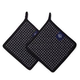 Ph-28002-2 Encasa Xo 8 Inches Oven Microwave Potholders 2 Pc Set For Kitchen Cooking And Baking -