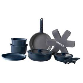 Enchante Direct 192598193247 Cookware Set With Removable Handle Oven And Rv Safe Pots Original Denim