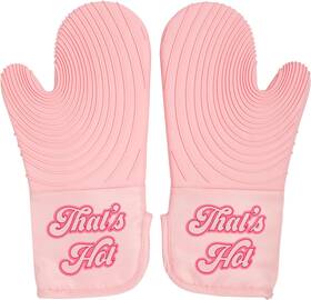 Epoca 445056279278 Paris Hilton Oven Mitt Set With Iconic Thats Hot Design Heat Resistant Pot Hol
